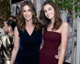 <p>Kaia Gerber, la fille de Cindy Crawford, est le portrait craché de sa mère. Elle a d’ailleurs suivi ses traces et entamé une carrière de mannequin.<br> Crédit photo : Getty Images </p>