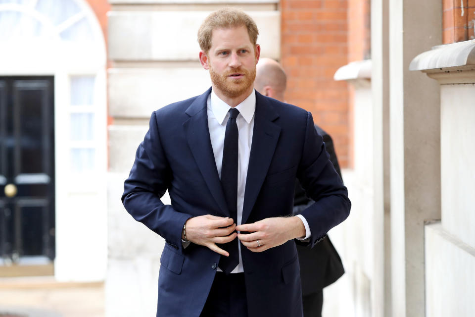 The Duke of Sussex attends a garden party to celebrate the 70th anniversary of the Commonwealth, held at Marlborough House, London.