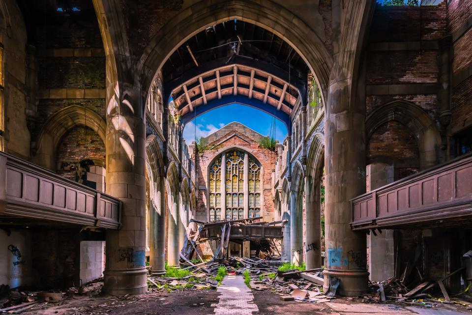 Gary Indiana abandoned church.