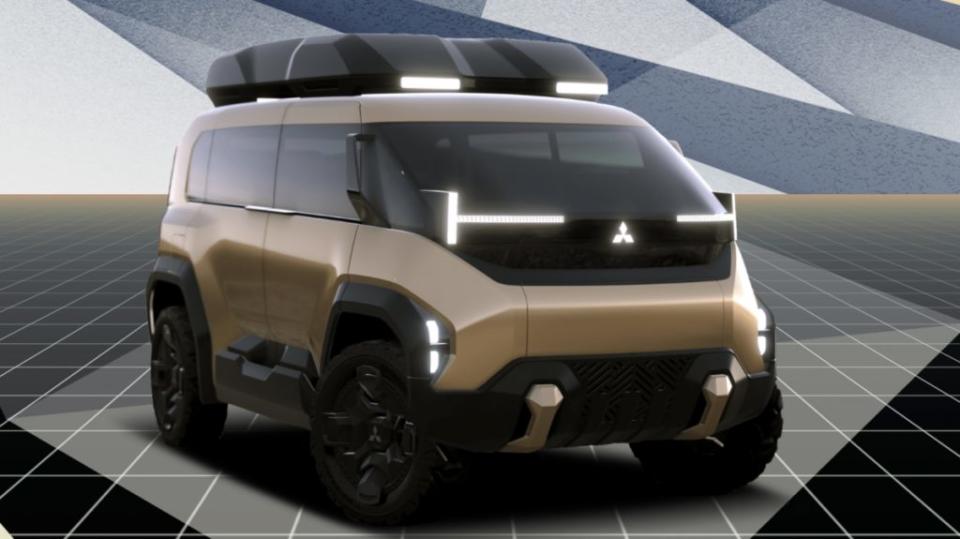 下一代Delica D:5的造型應會跟D:X Concept有相當高的相似度。(圖片來源/ Mitsubishi)