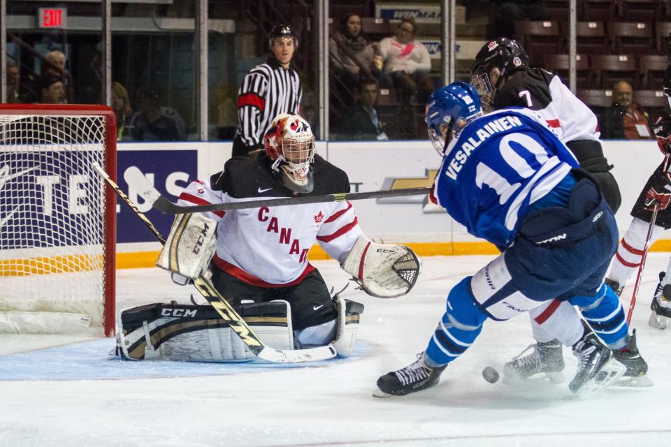 Finnish forward Kristian Vesalainen. 