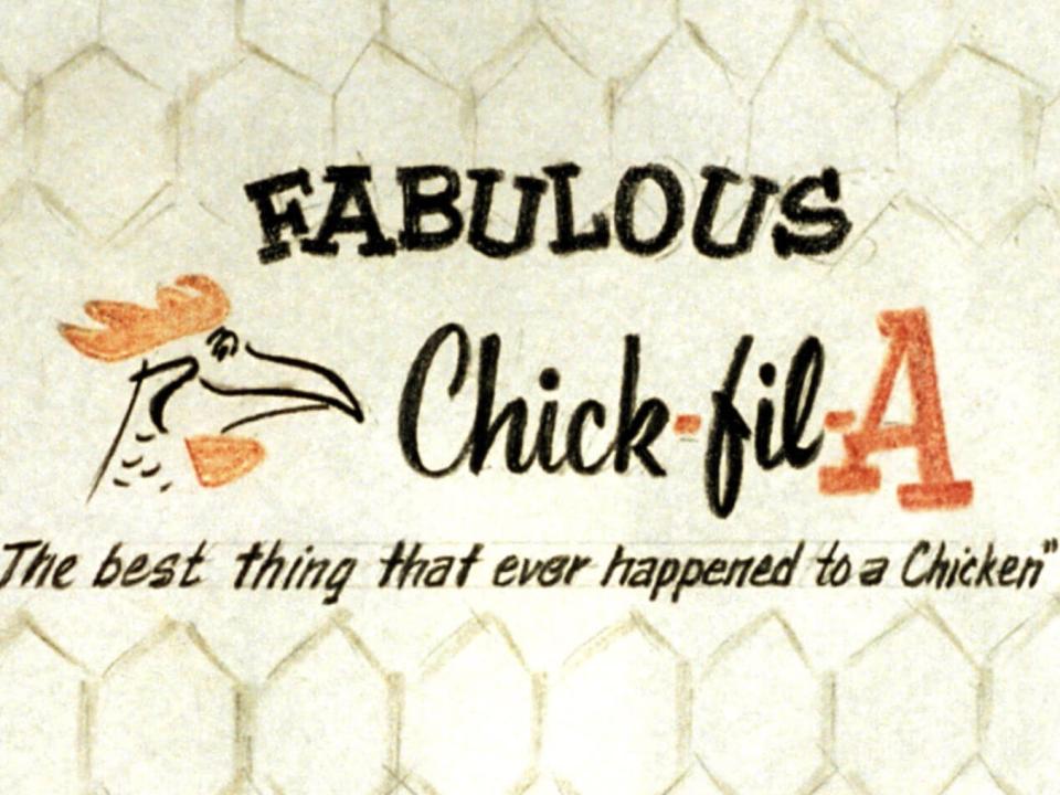 chick fil a vintage ad