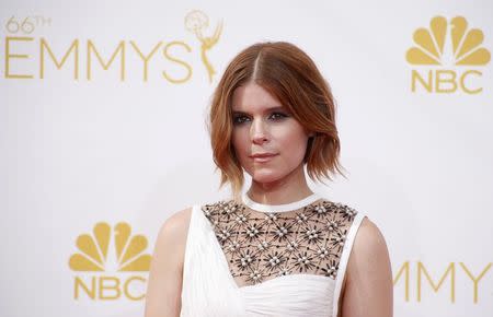 Kate Mara from the Netflix series "House of Cards" arrives at the 66th Primetime Emmy Awards in Los Angeles, California August 25, 2014. REUTERS/Lucy Nicholson