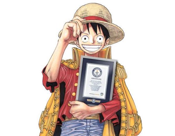 Eiichiro Oda celebrates the record with this illustration. (Photo: GameoverHK)