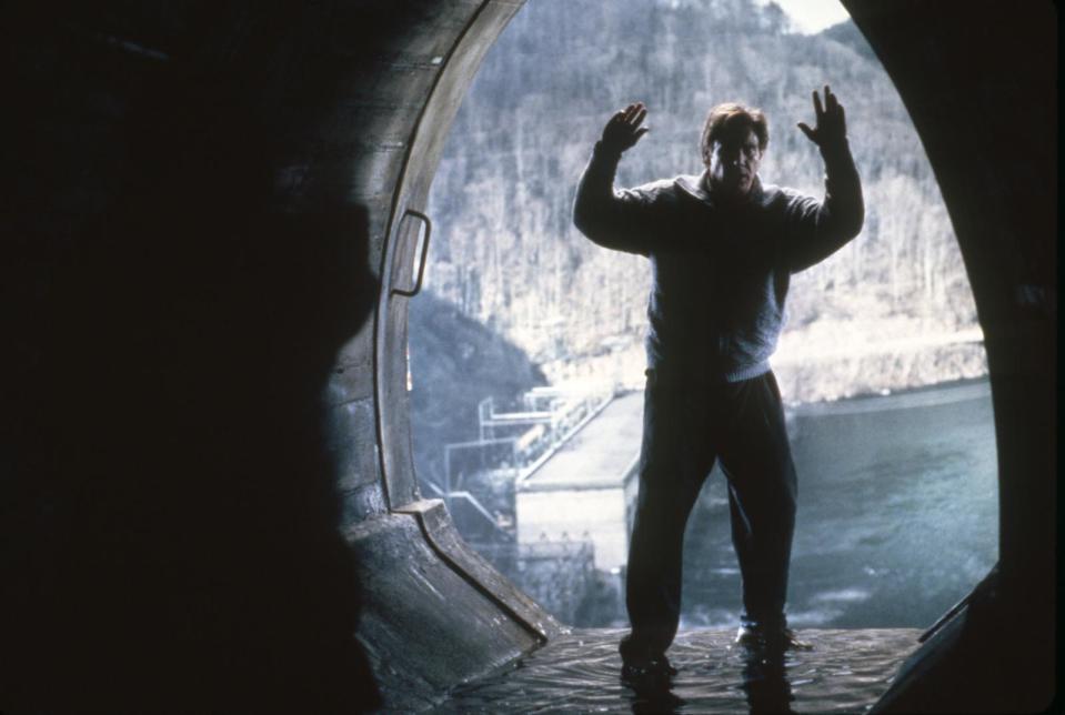 THE FUGITIVE, Harrison Ford, 1993. ph: Stephen Vaughan / ©Warner Bros. / Courtesy Everett Collection