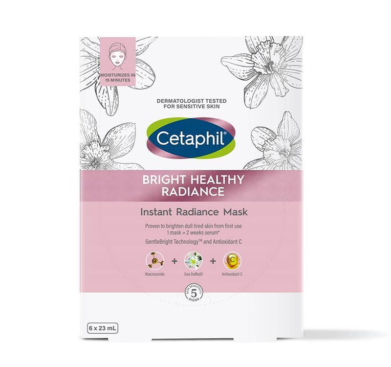 Cetaphil舒特膚BHR淨白無瑕面膜，6片 / NT$1,090