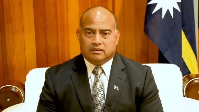 諾魯總統宣布與台灣斷交，轉承認中華人民共和國。（圖／翻攝自The Government of the Republic of Nauru）