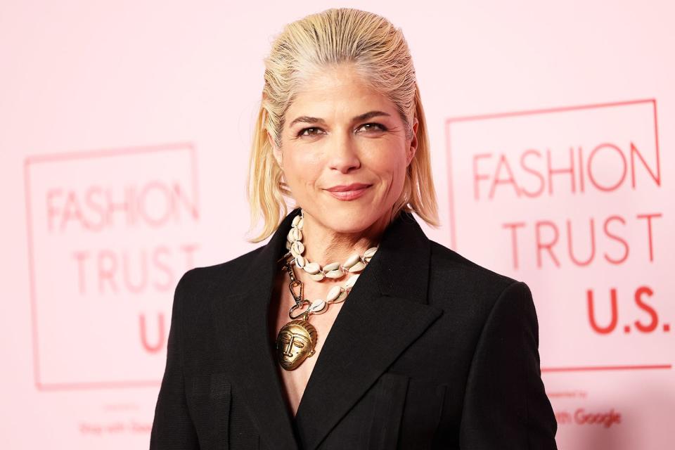 <p>Monica Schipper/Getty</p> Selma Blair attends the Fashion Trust U.S. Gala in Beverly Hills, Calif on April 9