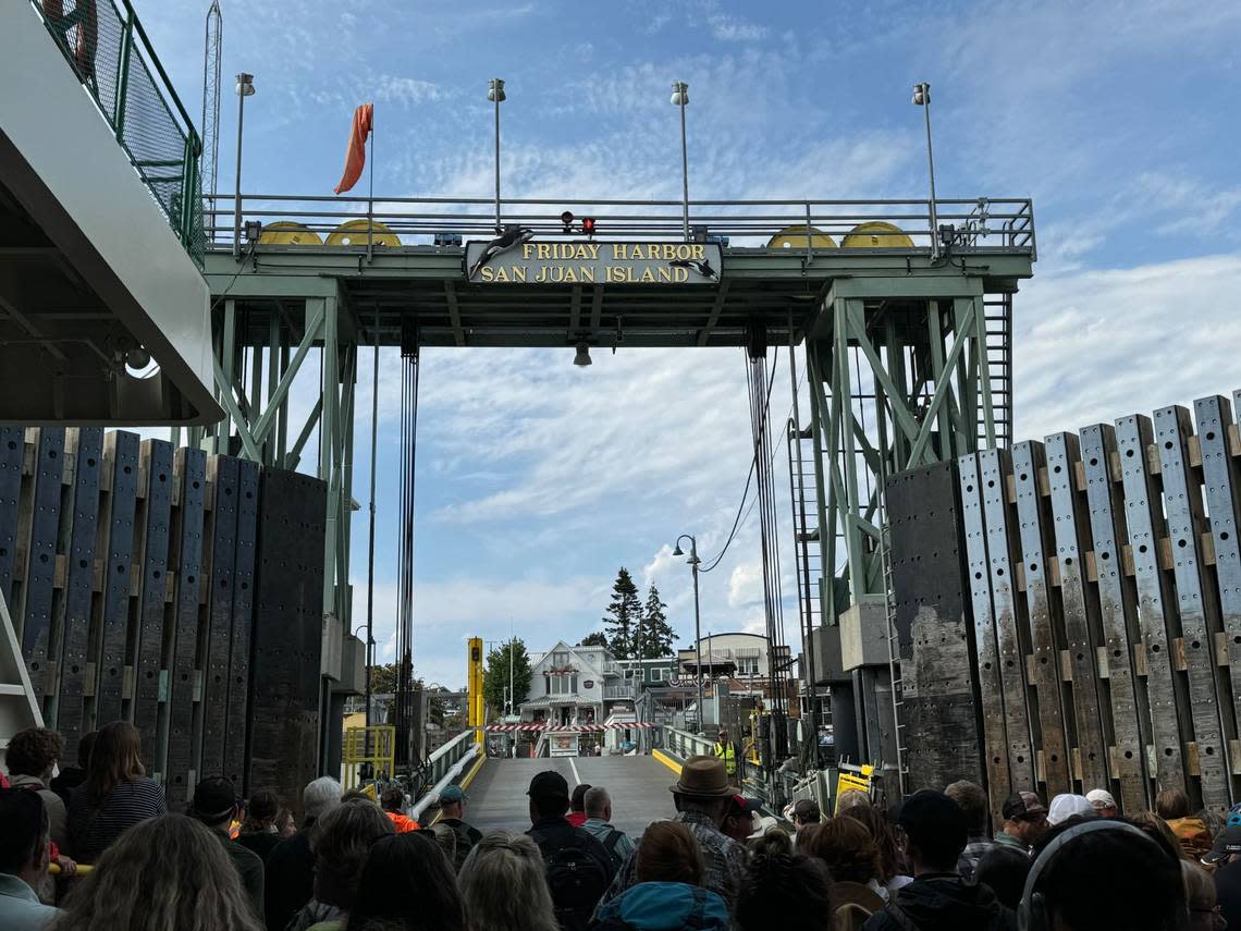 The Friday Harbor Ferry Terminal at 91 Front St. South, Friday Harbor, Wash. on August 2, 2024.