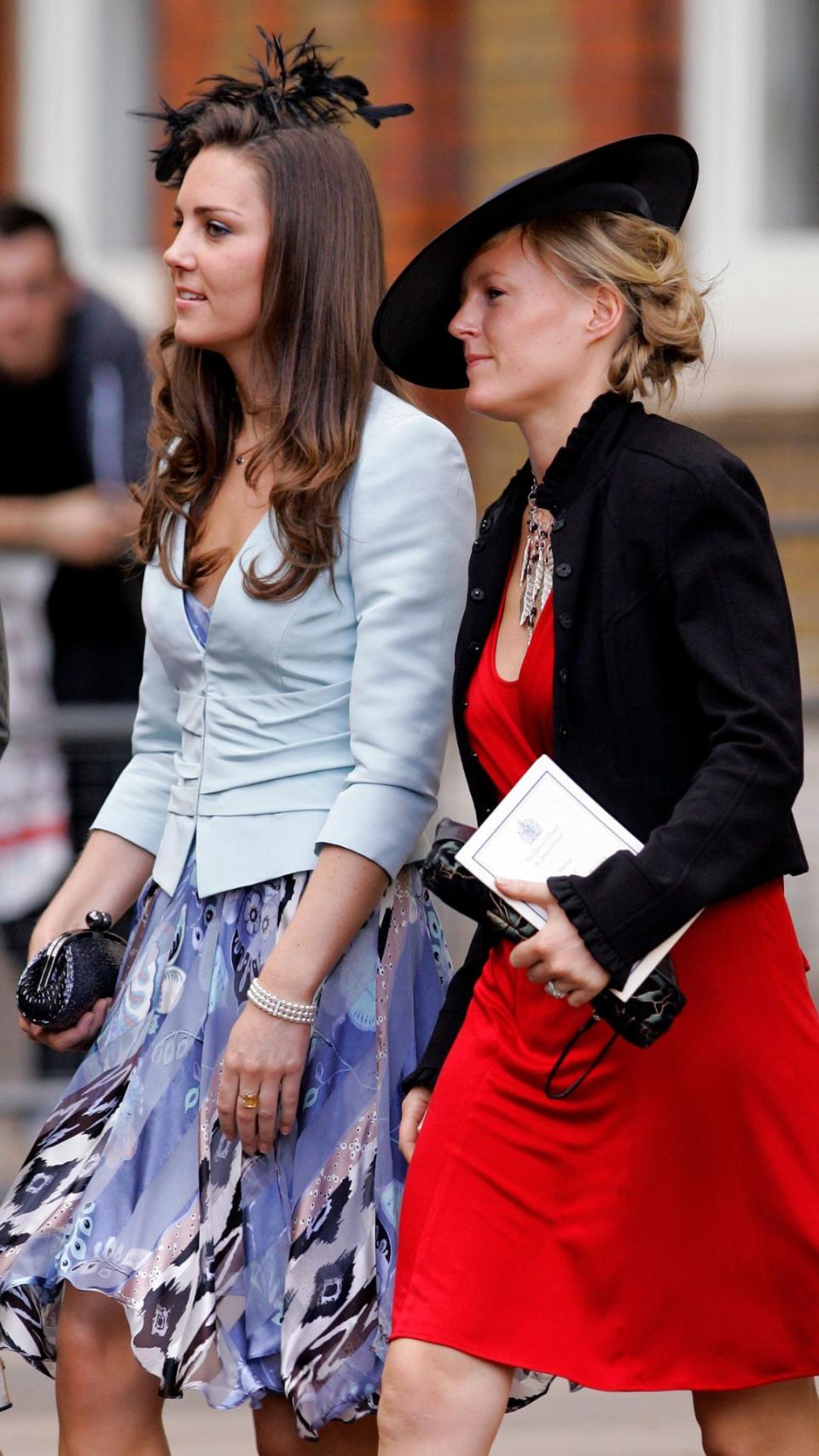 <p> Deciding what to wear to a wedding always seems to be one of the most stressful outfit choices. But when Kate Middleton attended the wedding of Lady Rose Windsor and George Gilman in 2008, she walked in looking effortlessly put together.&#xA0; </p> <p> Pairing her flowing patterned dress with a reserved cropped blazer, the soon-to-be Duchess toned down the bright pattern dominating her look with pastel tones and minimal jewelry, showing everyone just how to dress as a wedding guest. </p>
