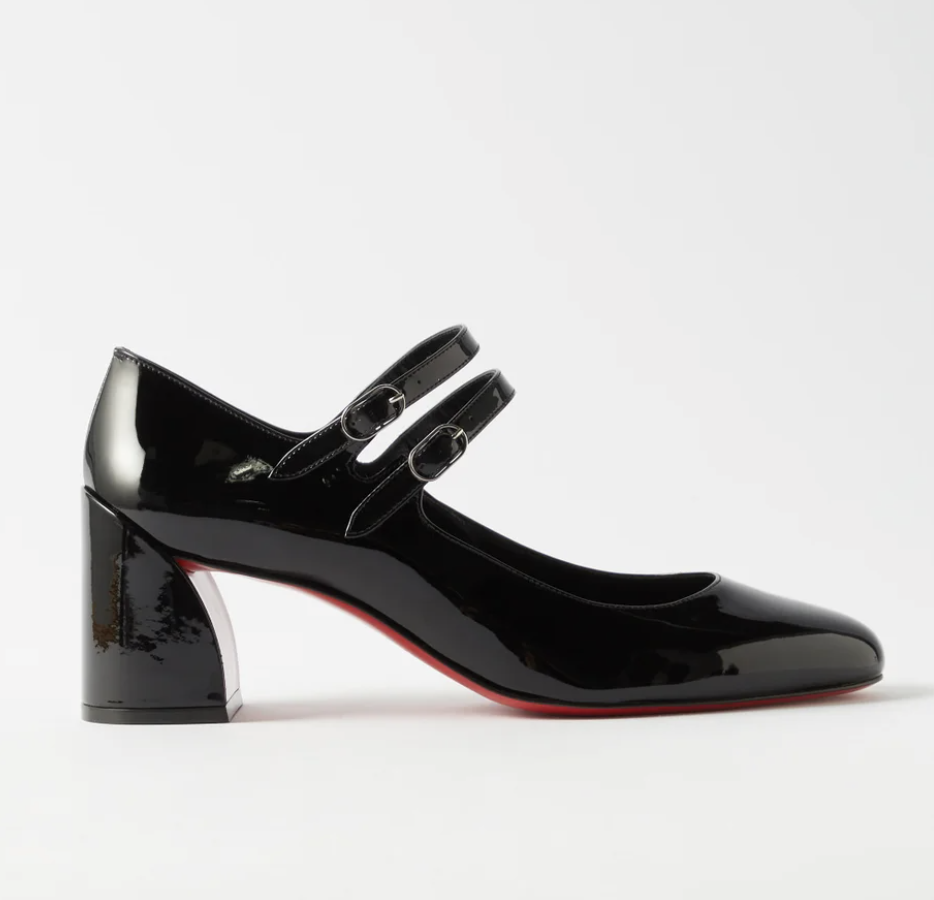 Miss Jane 55 Patent-Leather Mary Jane Pumps