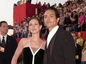 Nur wenige Monate, nachdem Julia Roberts 2001 einen der renommierten Preise erhielt, scheiterte ihre langjährige Beziehung zu Benjamin Bratt. (Bild-Copyright: Kim Johnson/AP Photo)