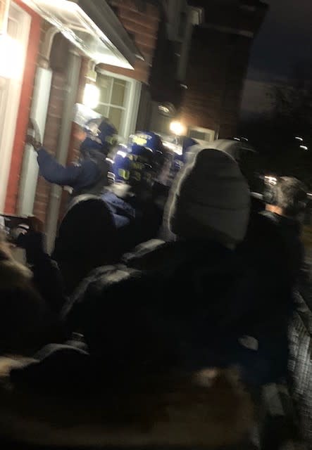 The Met Police carried out dawn raids at addresses across east London (Picture: Met Police)