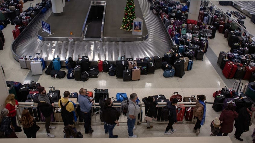 Baggage claim.