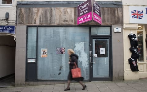 An empty shop on Yeovil's high street - Credit: Getty