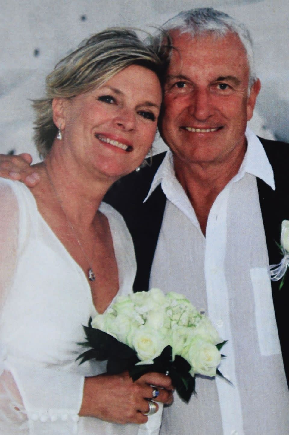 Rebecca Wilson pictured with her husband John Hartigan. Photo: AAP
