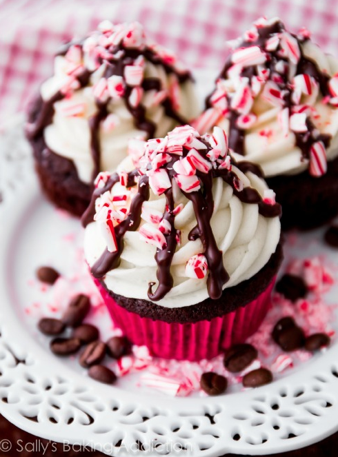 Peppermint Mocha Cupcakes