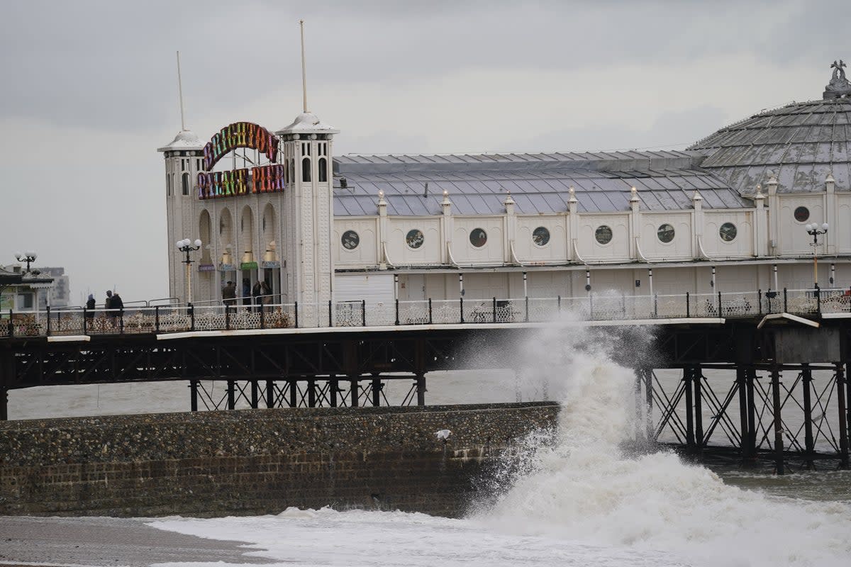 Storm Noa brought gusts up to 75 mph (PA)