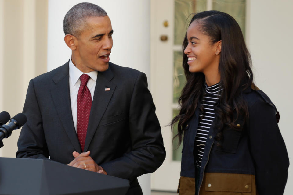 Barack Obama said he’s “pretty relaxed” about his daughters dating [Photo: Getty]