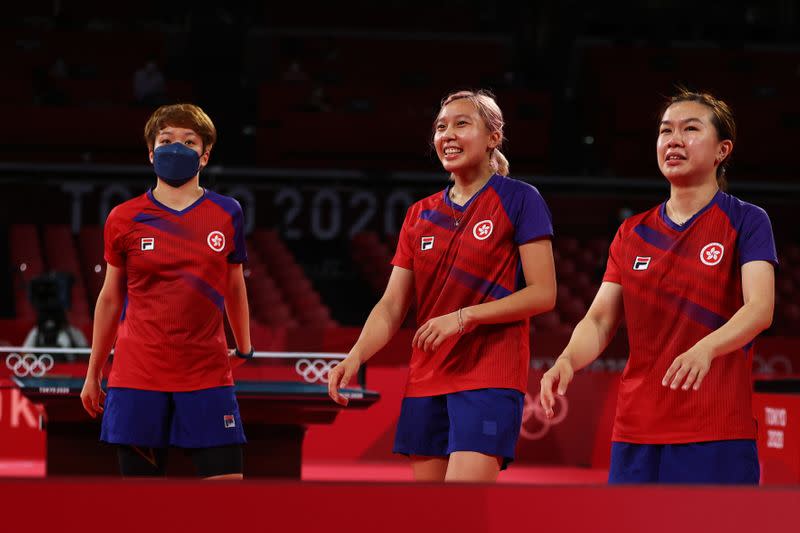 Table Tennis - Women's Team - Bronze medal match