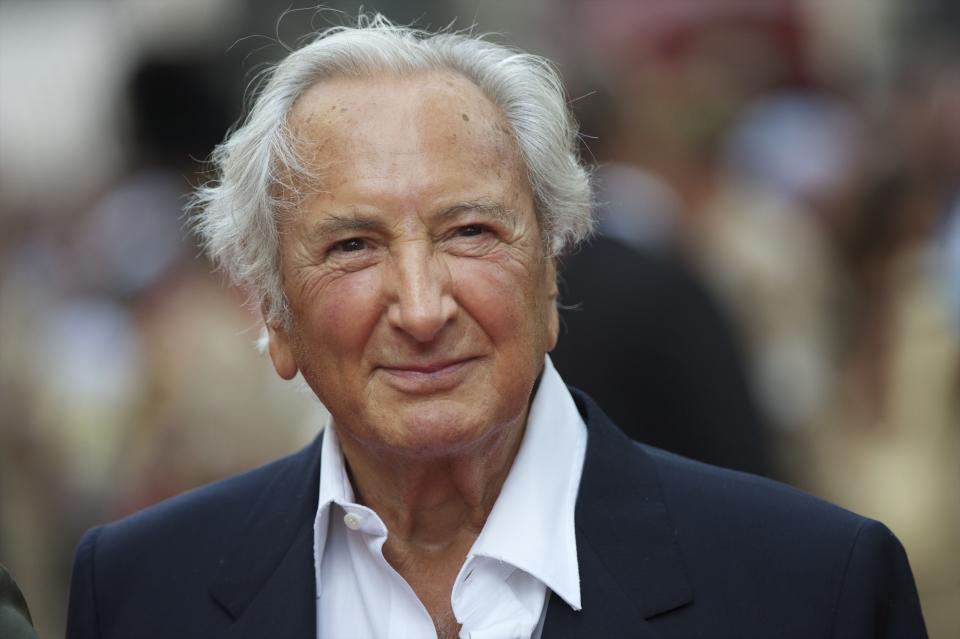 Film director Michael Winner arrives for the premiere of 'The Expendables,' on Monday night, August 9, 2010, at the Odeon, Leicester Square in London. (Photo by Mark Makela/Corbis via Getty Images)