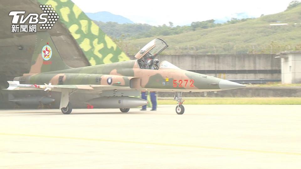 F-5E戰機。（示意圖，與事故無關／TVBS資料畫面）