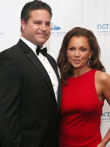 <p>Astrid Stawiarz/Getty</p> Jim Skrip and Vanessa Williams attend the National Corporate Theatre Fund 2013 Chairman's Award Gala on April 29, 2013 in New York City.