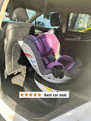 Up to 30% off an Evenflo Revolve 360 reversible car seat