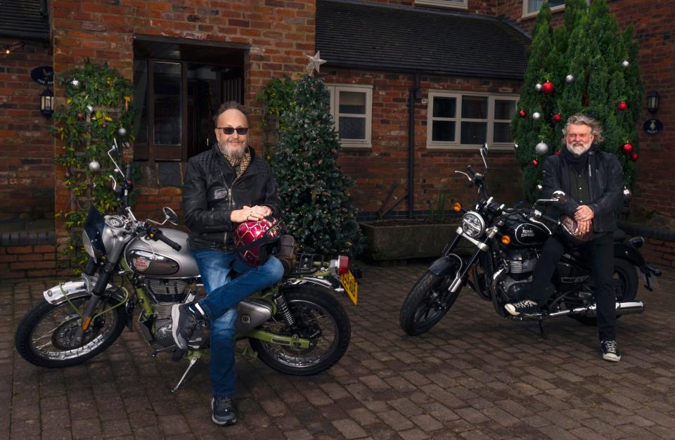 'We’ve been four and half times around the world on a motorcycle,' says Si King