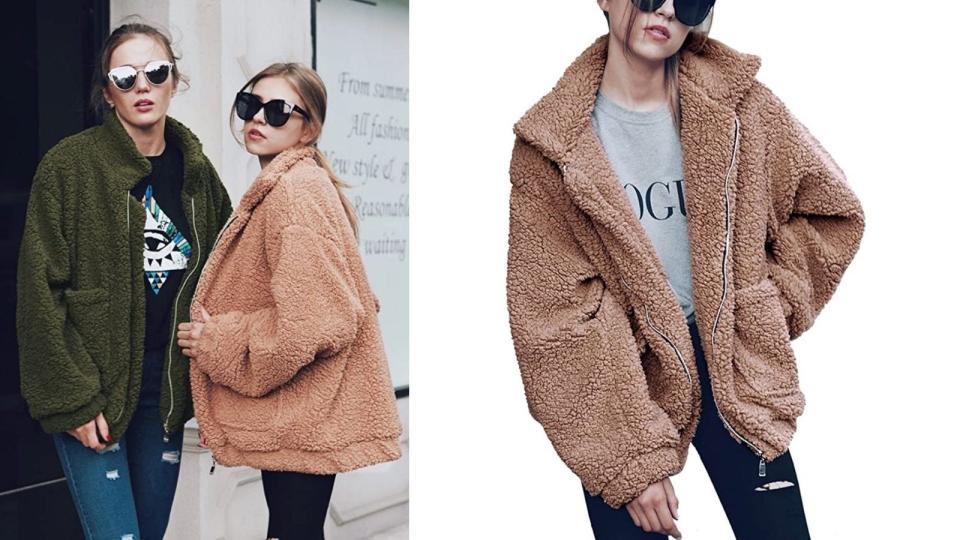 Best cozy gifts 2021: An oversized teddy jacket