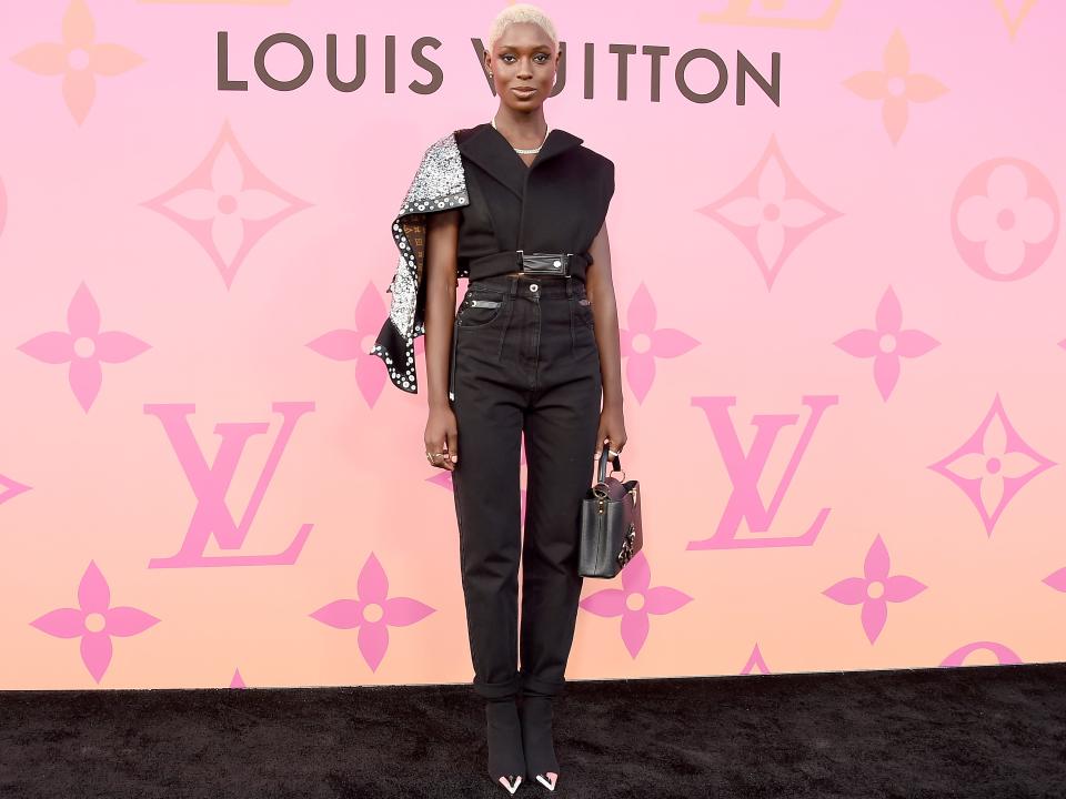 Jodie Turner-Smith arrives at Louis Vuitton X: An Immersive Journey in June 2019