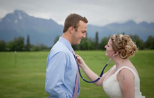 The emotional moment played out on camera. Photo: Facebook/Adventured