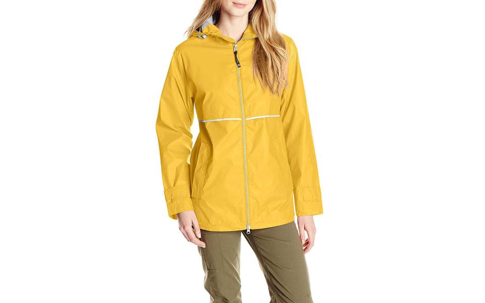 Best Reflective Option: Charles River Apparel New Englander Waterproof Rain Jacket