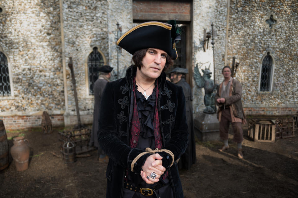 'The Completely Made-Up Adventures of Dick Turpin': Noel Fielding reveals the costume that made people nervous