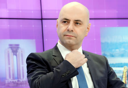 FILE PHOTO: Ghassan Hasbani, Deputy Prime Minister and Minister of Public Health of Lebanon, attends the World Economic Forum (WEF) annual meeting in Davos, Switzerland January 25, 2018. REUTERS/Denis Balibouse/File Photo