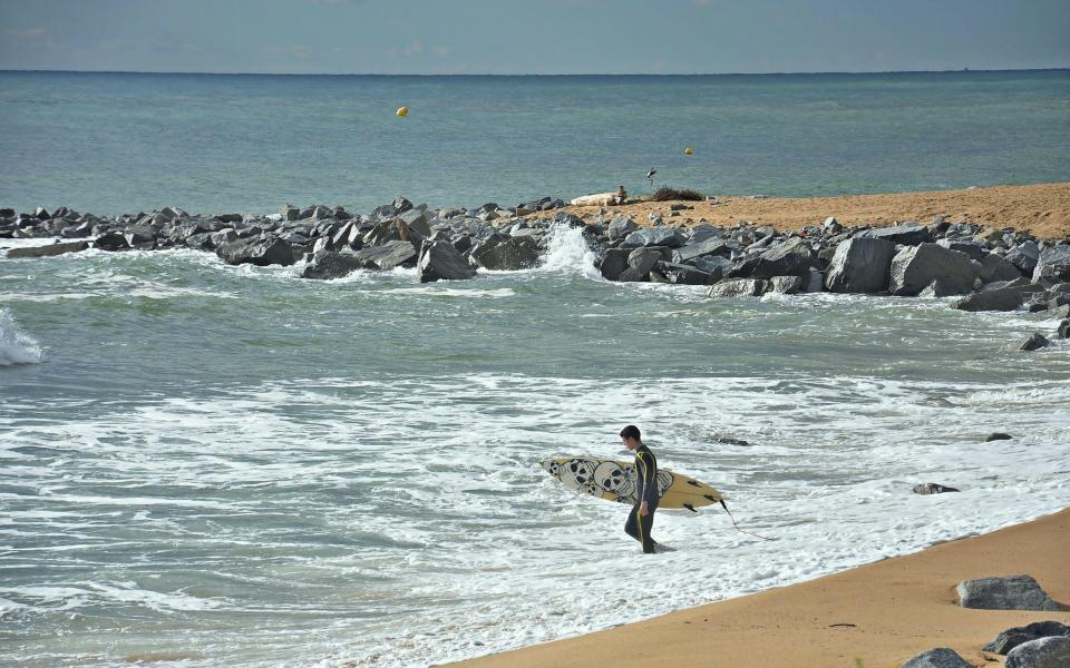 Caldes d'Estrac beach