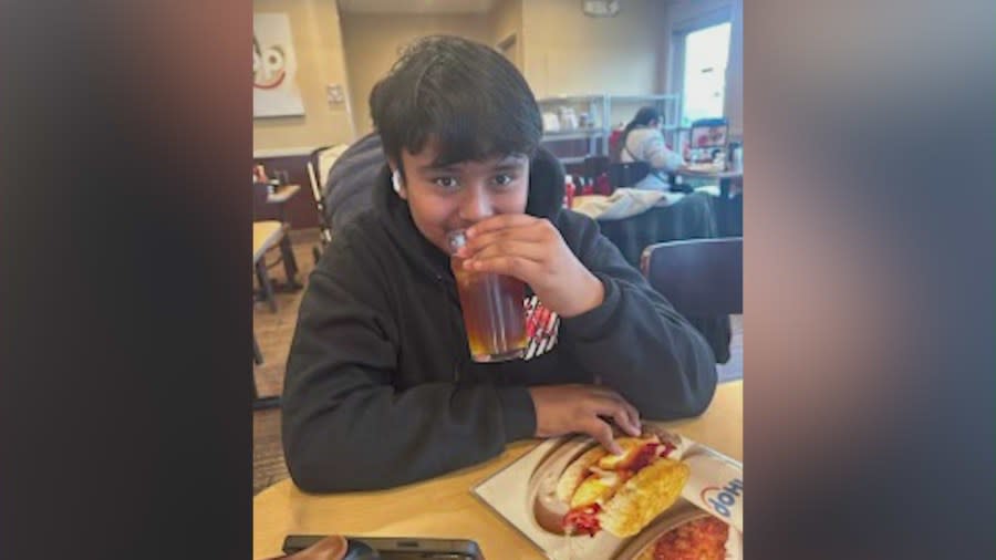 Derrick Serrano, 12, is seen in a family photo.