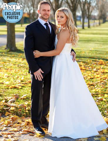 <p>Ben Wagner Photography</p> Cristy Lee and John Hawkins on their wedding day