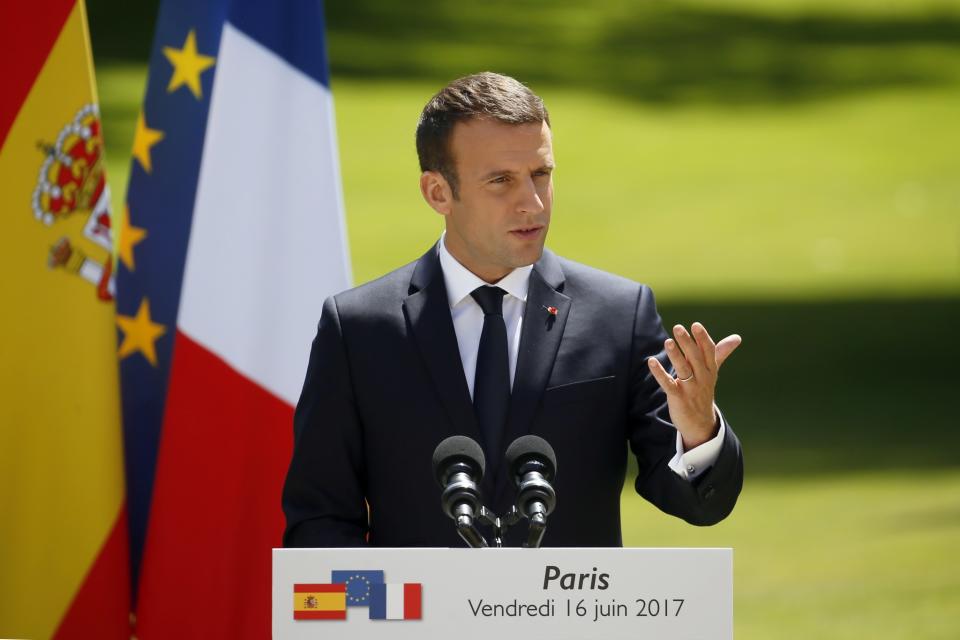 EMMANUEL MACRON, Staatspräsident Frankreichs