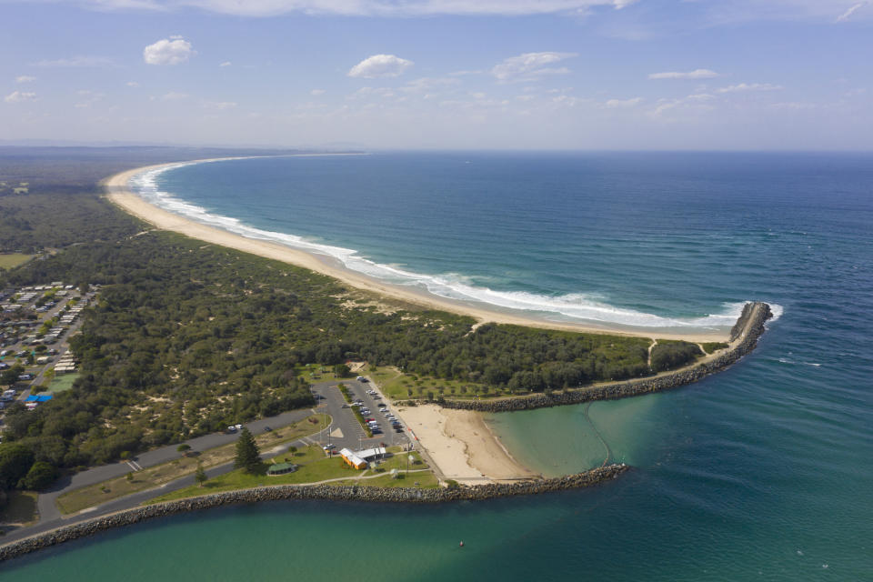 The man died after he was mauled by a shark at Tuncurry Beach in NSW. Source: Getty