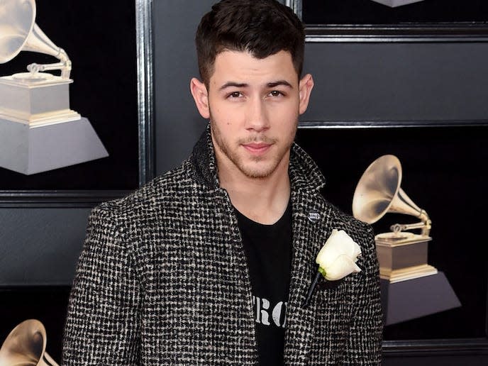 Nick Jonas at Grammys 2018