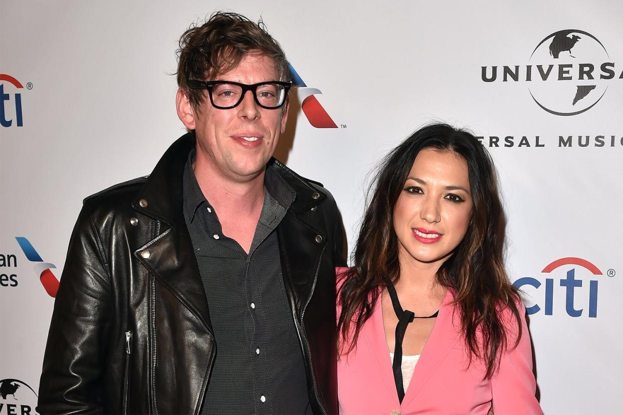 Drummer Patrick Carney of The Black Keys and Singer Michelle Branch attend Universal Music Group's 2016 GRAMMY after party at The Theatre At The Ace Hotel on February 15, 2016 in Los Angeles, California.