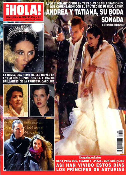 Boda de Andrea Casiraghi y Tatiana Santo Domingo en ¡HOLA!