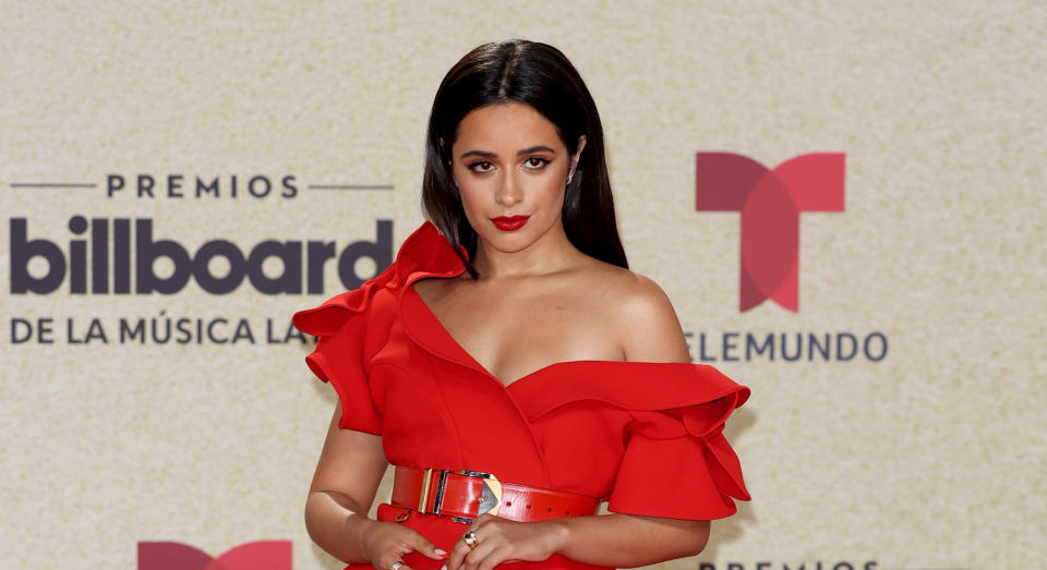 Camila Cabello looked unrecognisable as she unveiled silver hair on Instagram. (Getty Images)