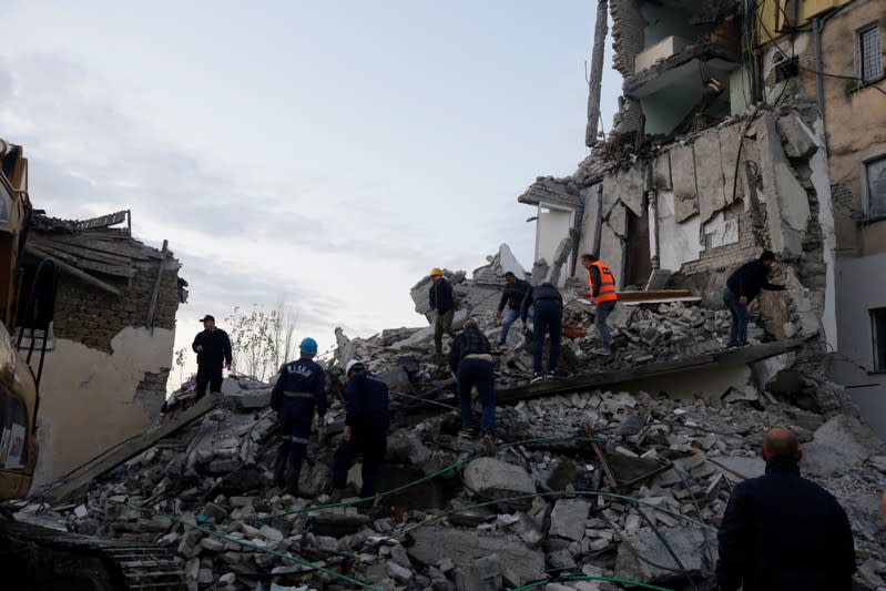 Earthquake strikes Albania