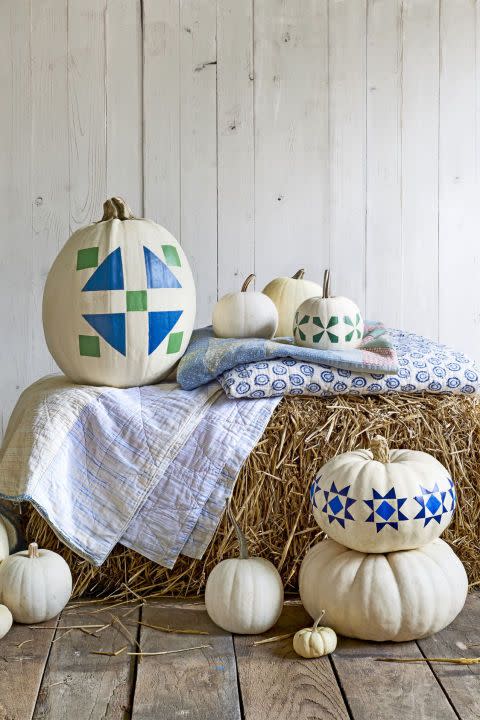 Barn Quilt Pumpkin