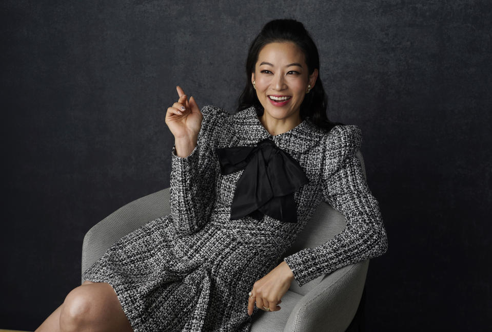 Actor Arden Cho poses for a portrait to promote her Netflix series "Partner Track," Monday, Aug. 15, 2022, in Los Angeles. (AP Photo/Chris Pizzello)