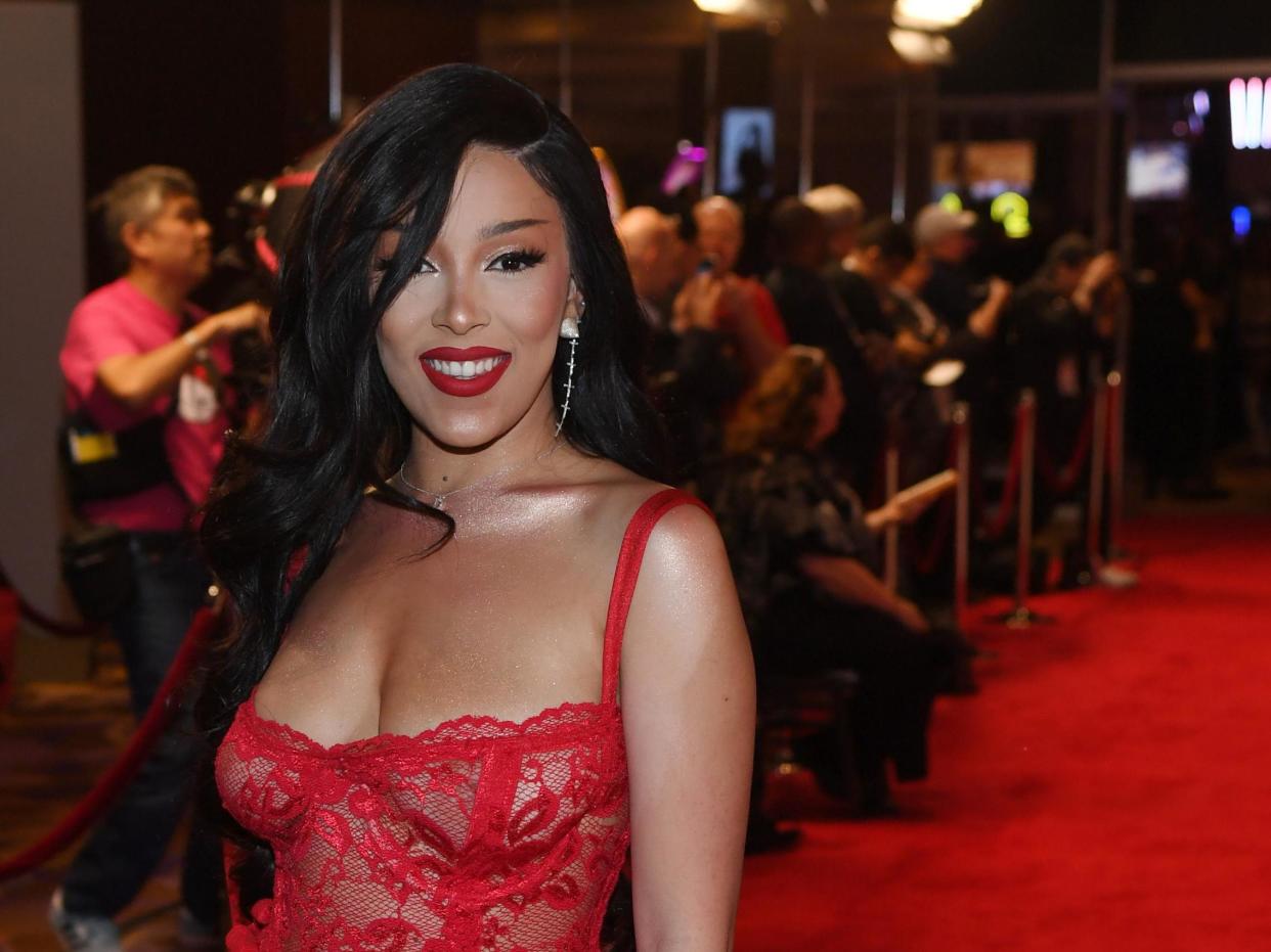 Recording artist Doja Cat attends the 2020 Adult Video News Awards at The Joint: Getty Images