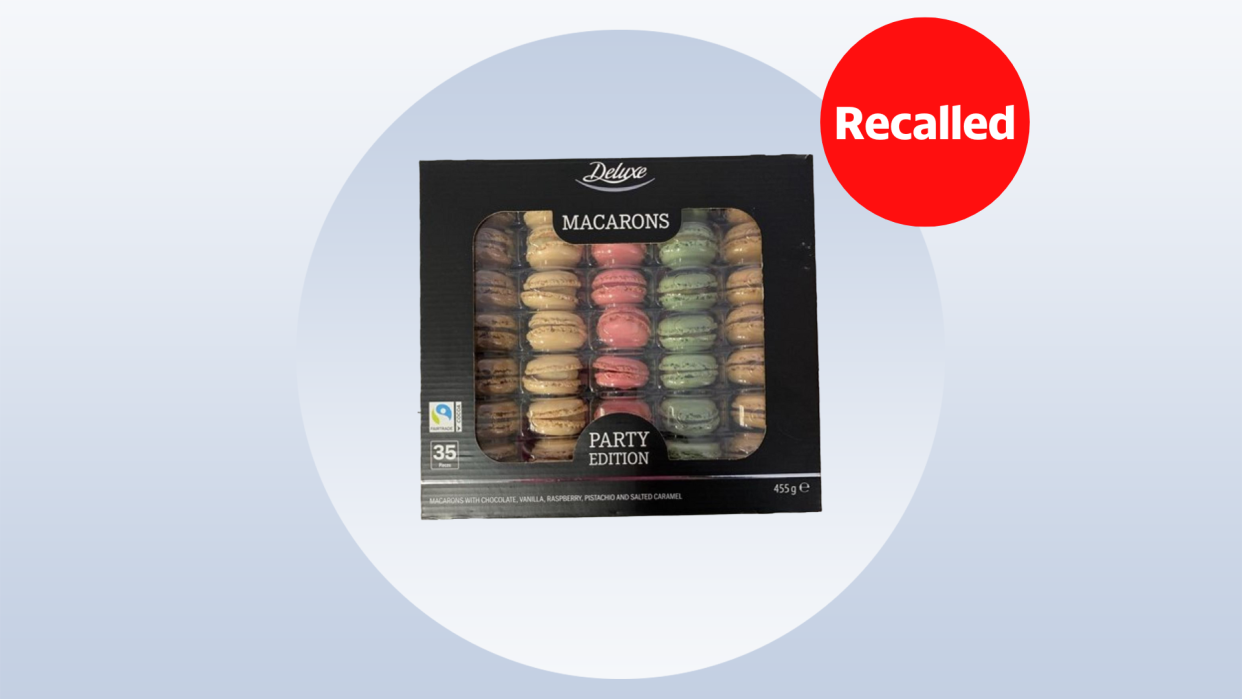 Recalled Lidl Deluxe Macarons