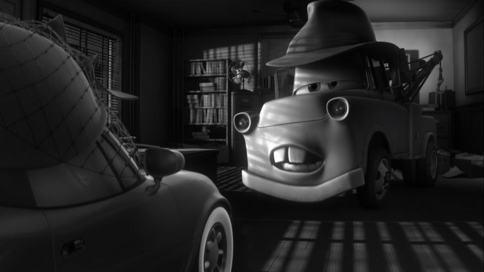 Mater in a film noir